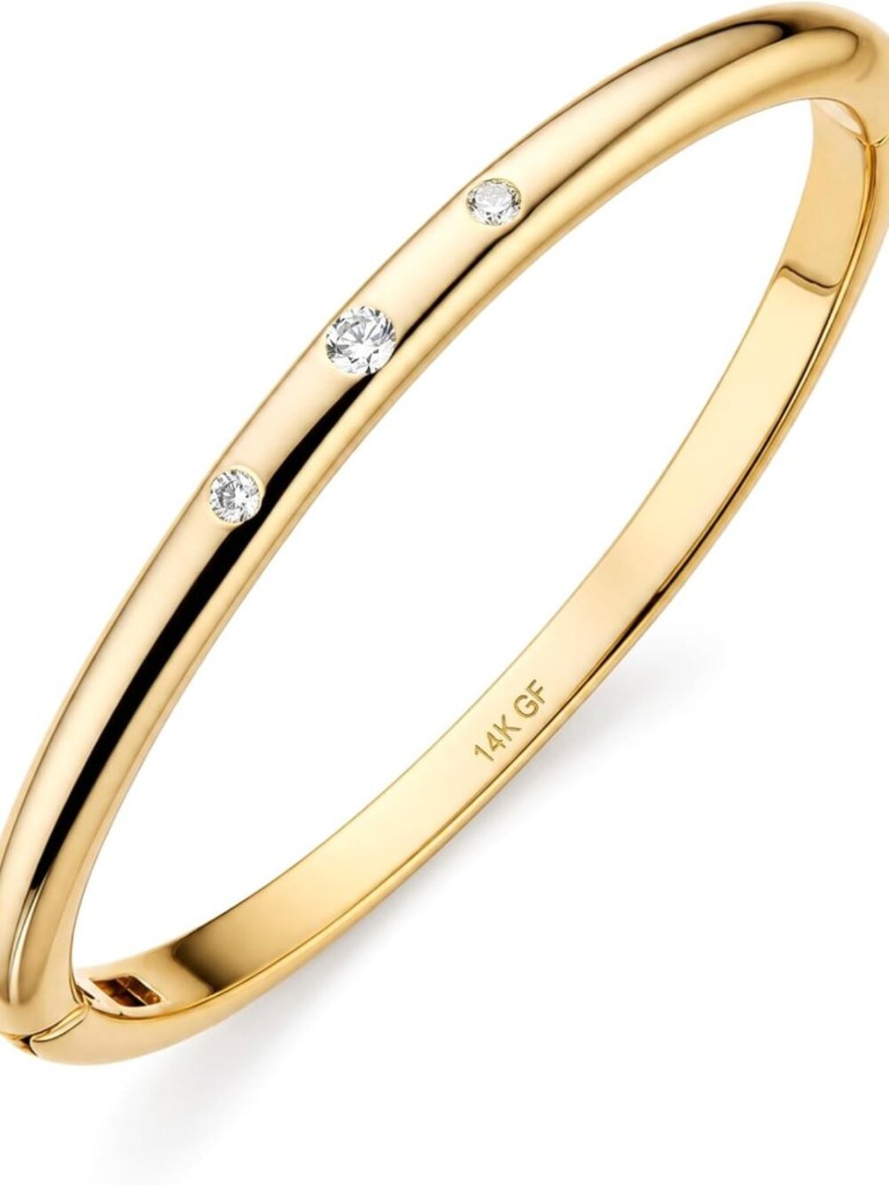 Elegant 14k Gold Filled Bangle Bracelets for Women - Stylish Gold Bangles Set